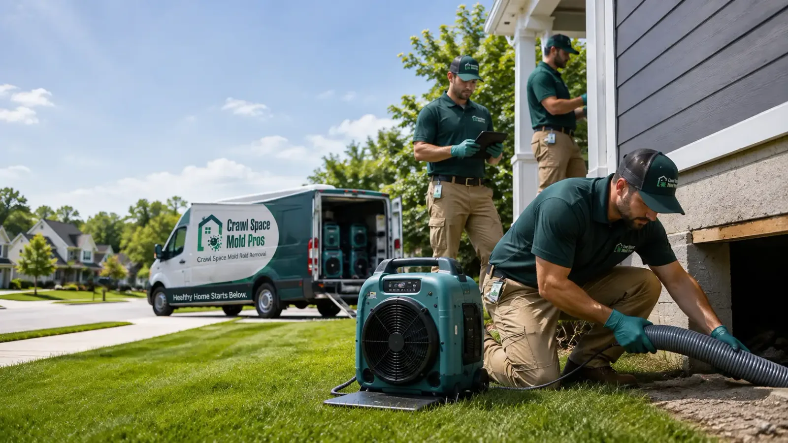 Crawl Space Mold Removal in Tranquillity, CA